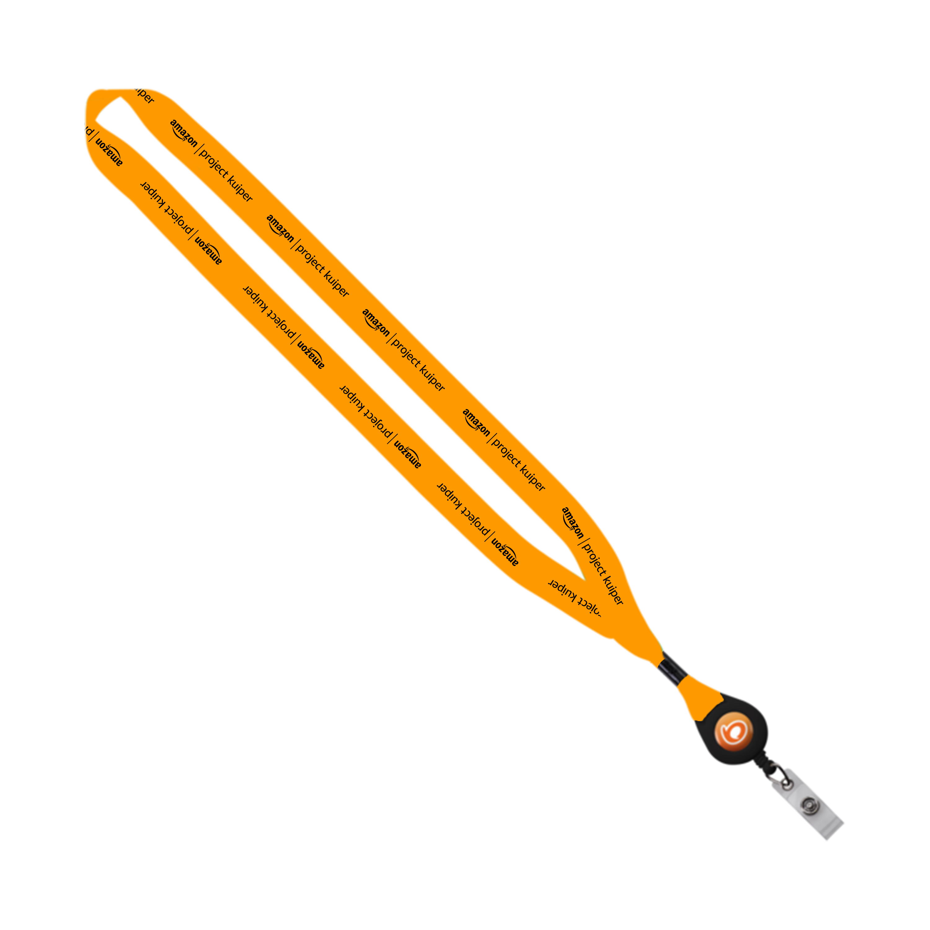 3/4" Dye-Sublimated Lanyard with Retractable Badge Reel